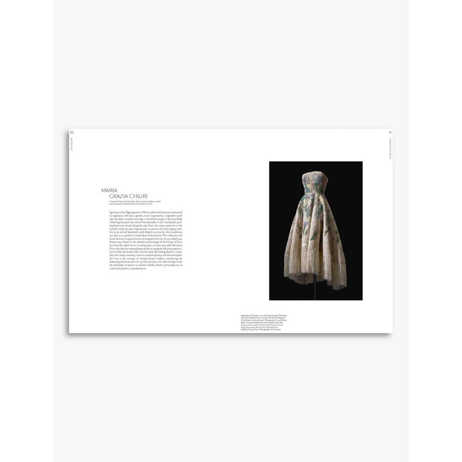 Dior in Bloom hardcover book, 302 pages, UK version