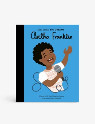 Little People Big Dreams hardback book about Aretha Franklin, imported from the UK