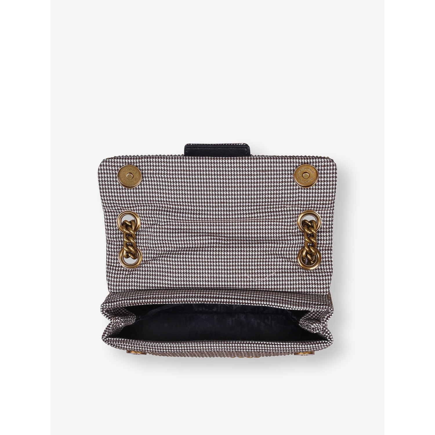 Kurt Geiger London woven cross-body bag houndstooth, imported from the UK