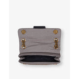 Kurt Geiger London woven cross-body bag houndstooth, imported from the UK