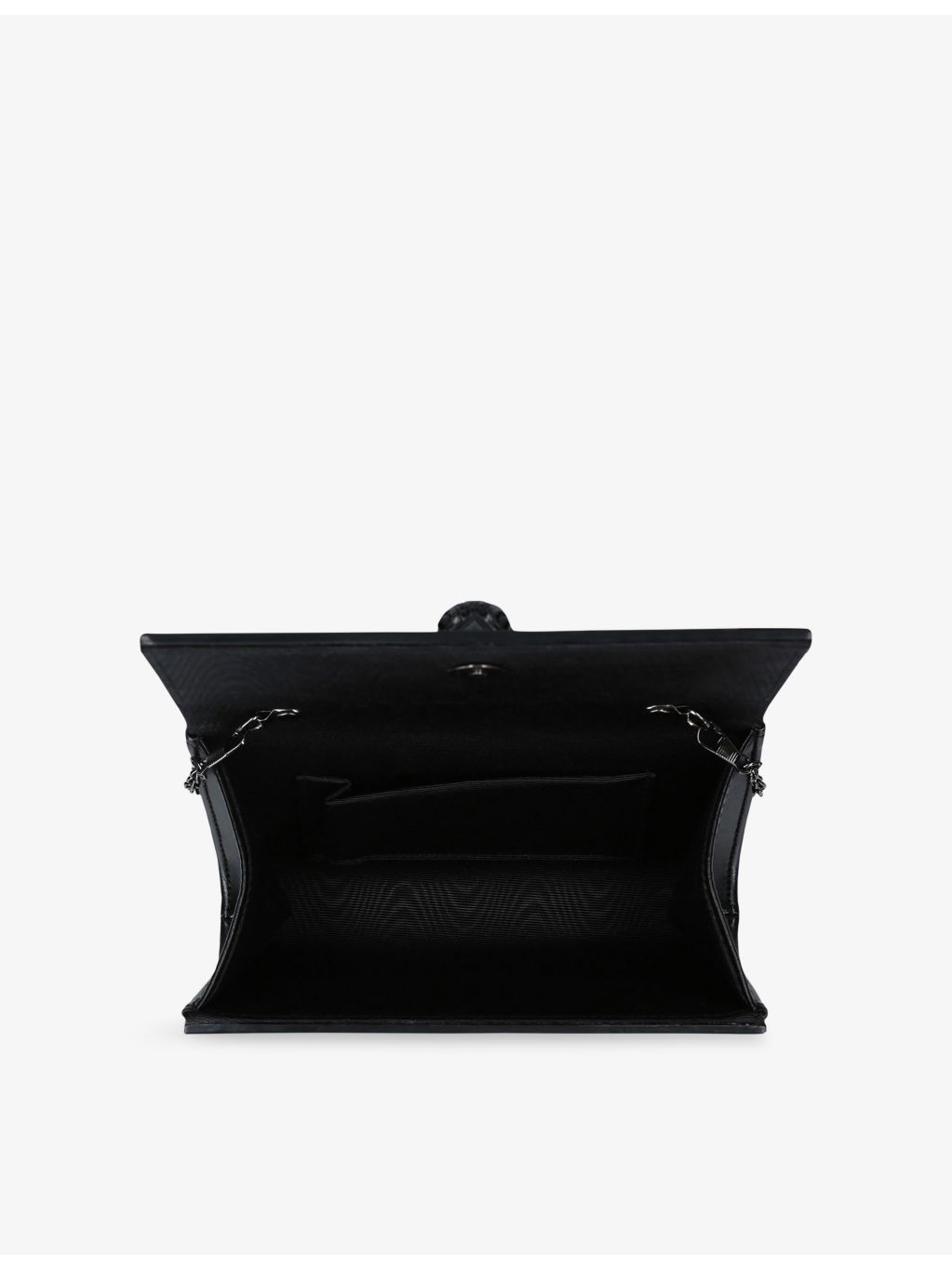 Kurt Geiger London eagle-embellished perspex clutch bag - British product