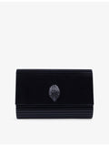 Kurt Geiger London eagle-embellished perspex clutch bag - British product