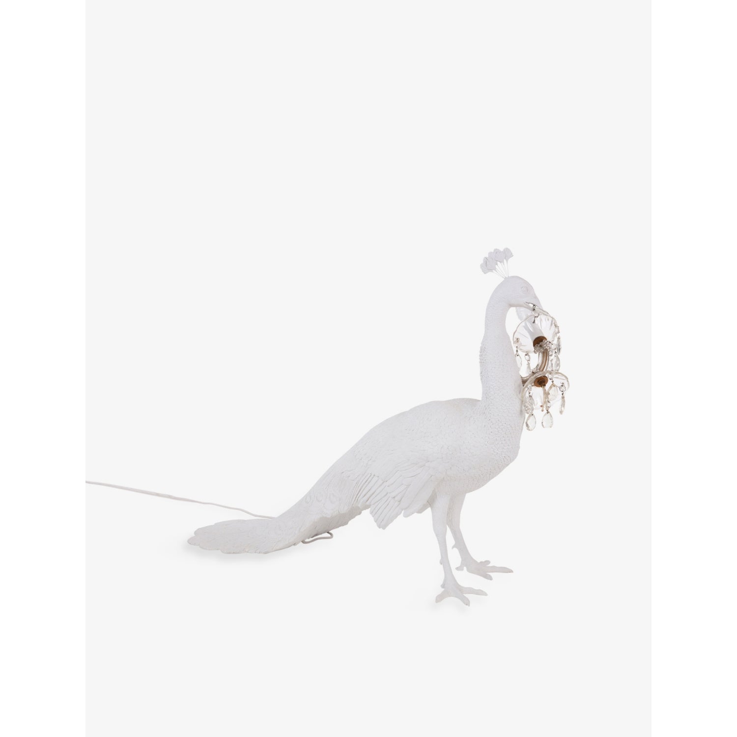 Seletti peacock resin lamp 100cm, imported from the UK