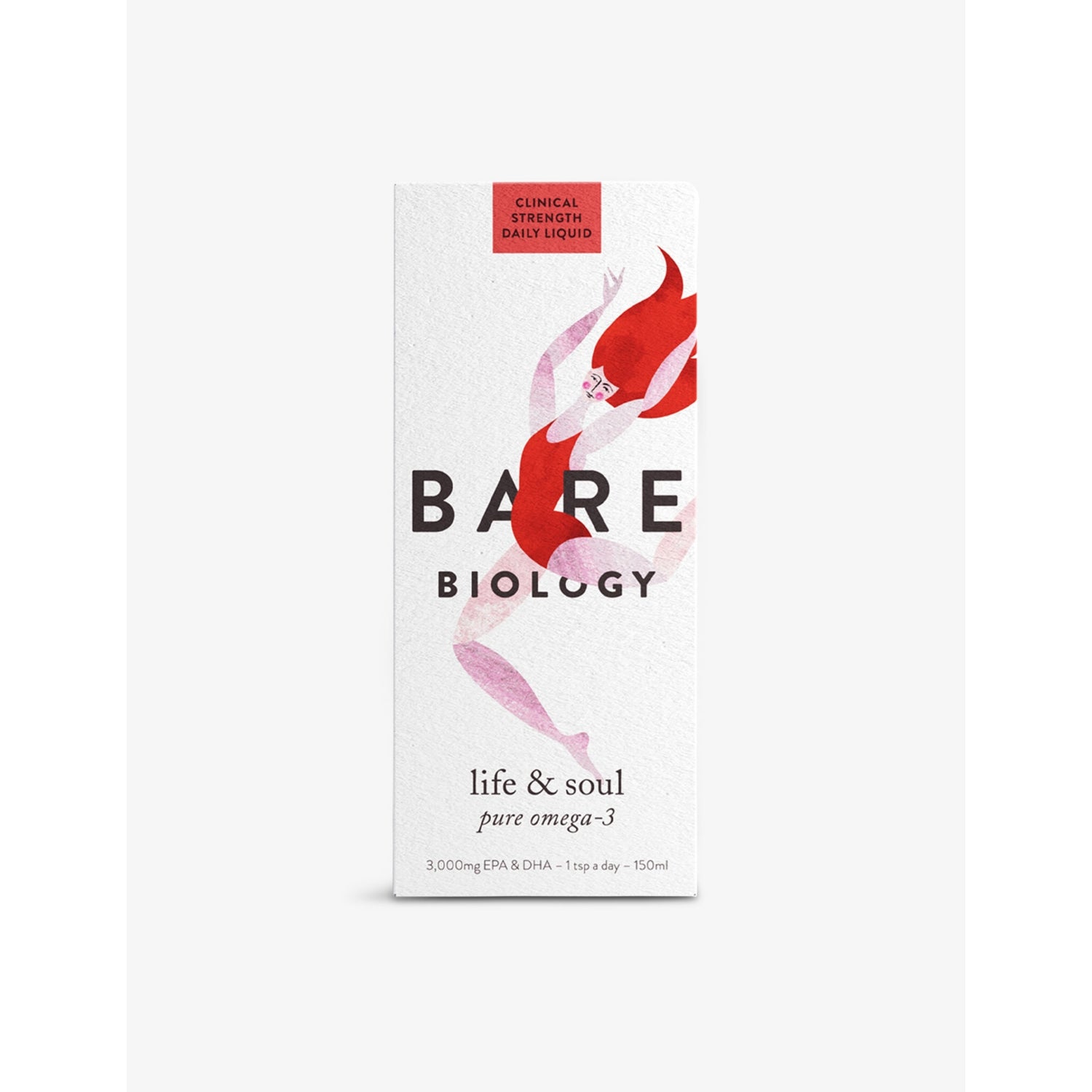 Bare Biology Life & Soul Omega-3 supplement 150ml (British brand)