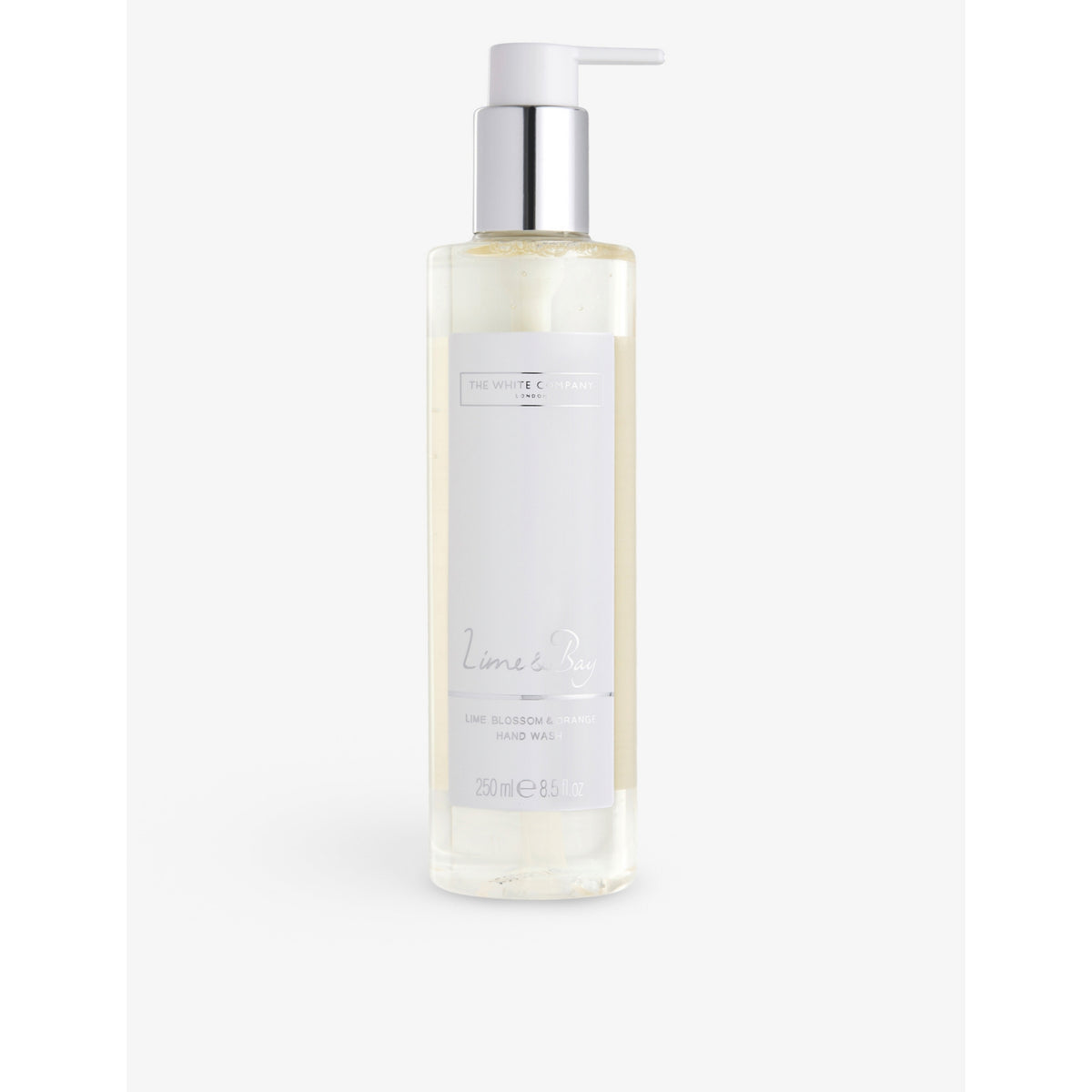 The White Company Lime & Bay hand wash, imported from the UK