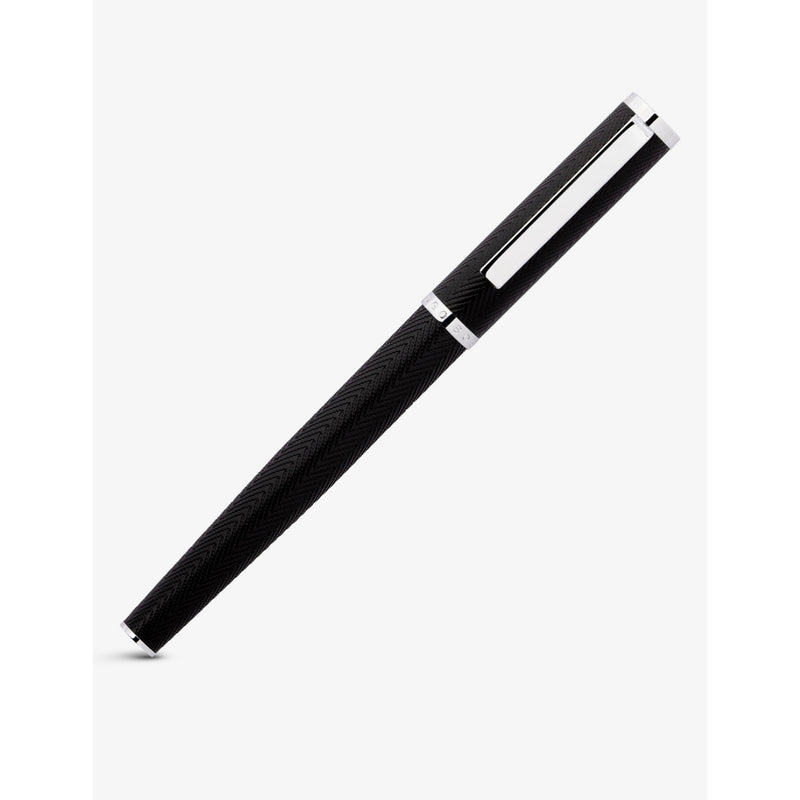 Hugo Boss brass and chrome rollerball pen, imported from the UK