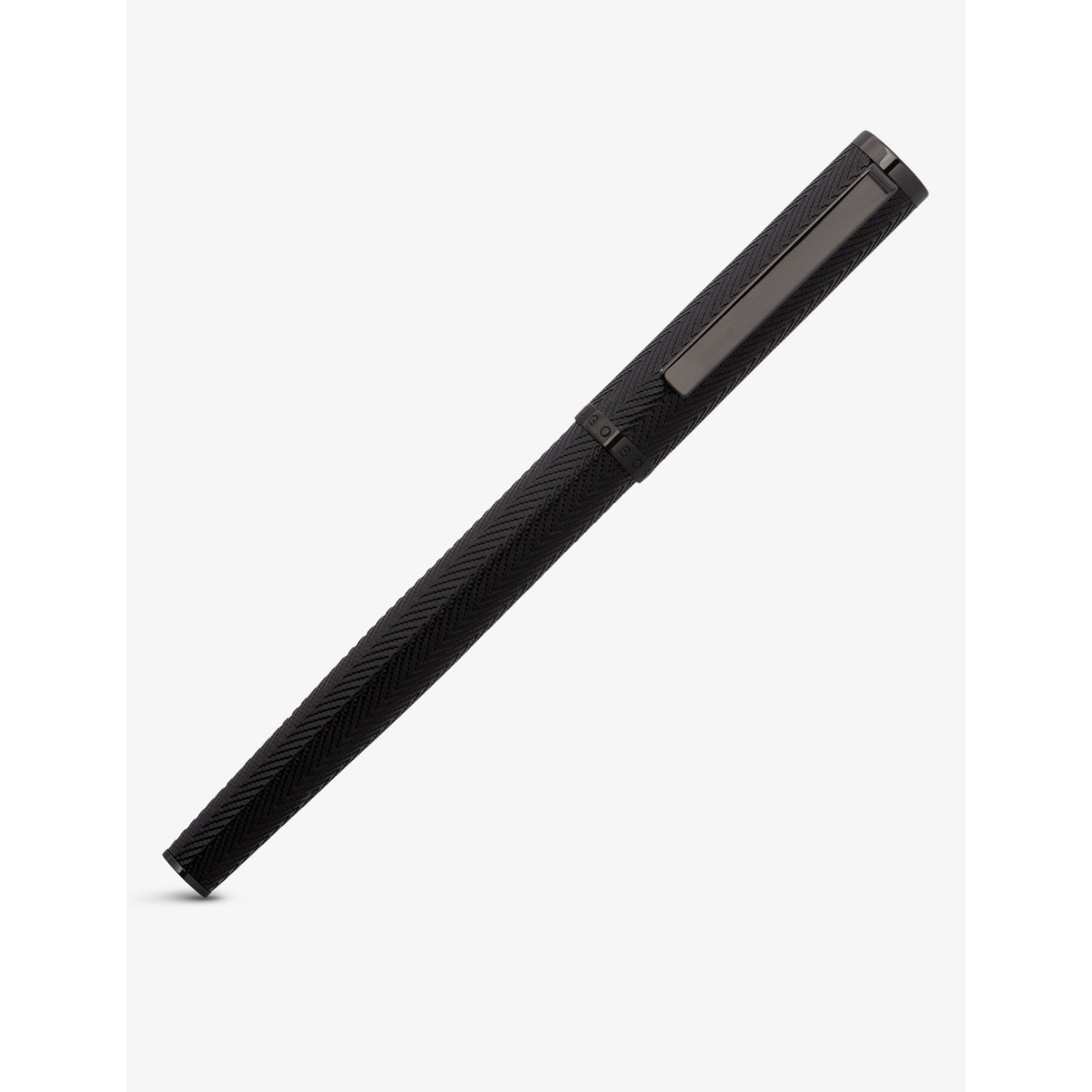 Hugo Boss herringbone rollerball pen with brass barrel, imported from the UK