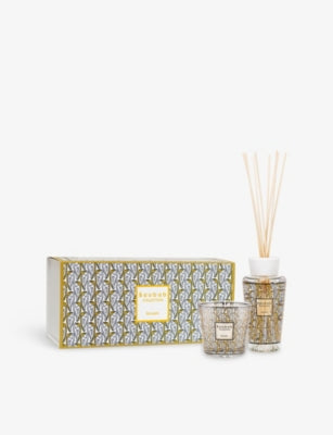 Baobab Brussels gift set with candle and diffuser, imported from the UK