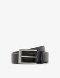 BOSS leather belt logo-embossed 113cm - British product