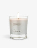 The White Company Lime & Bay candle 140g, imported from the UK