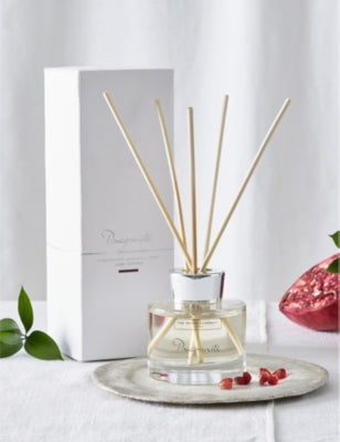 White Company Pomegranate glass diffuser 150ml, UK version