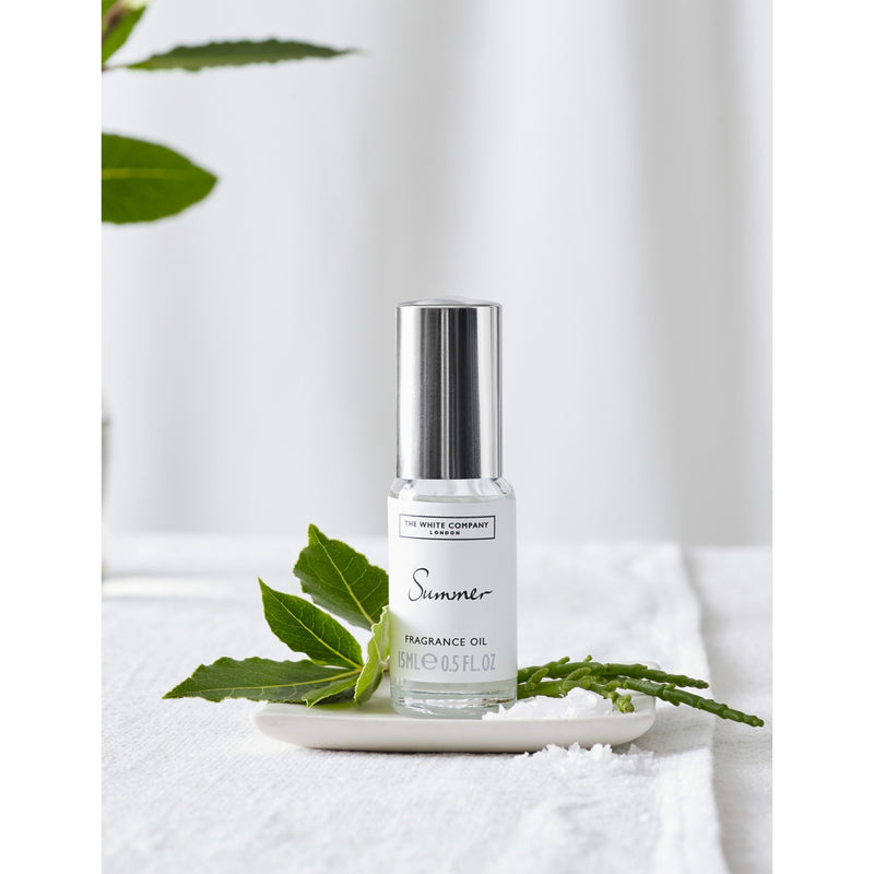 The White Company fragrance oil Summer 15ml, imported from the UK