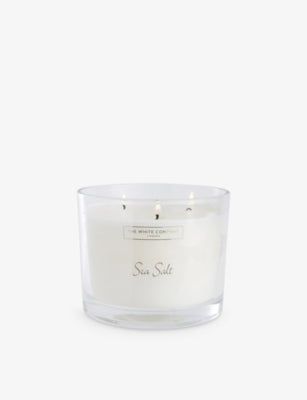 The White Company Sea Salt scented candle 770g, imported from the UK