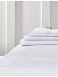 The White Company sateen cotton single flat sheet, UK version