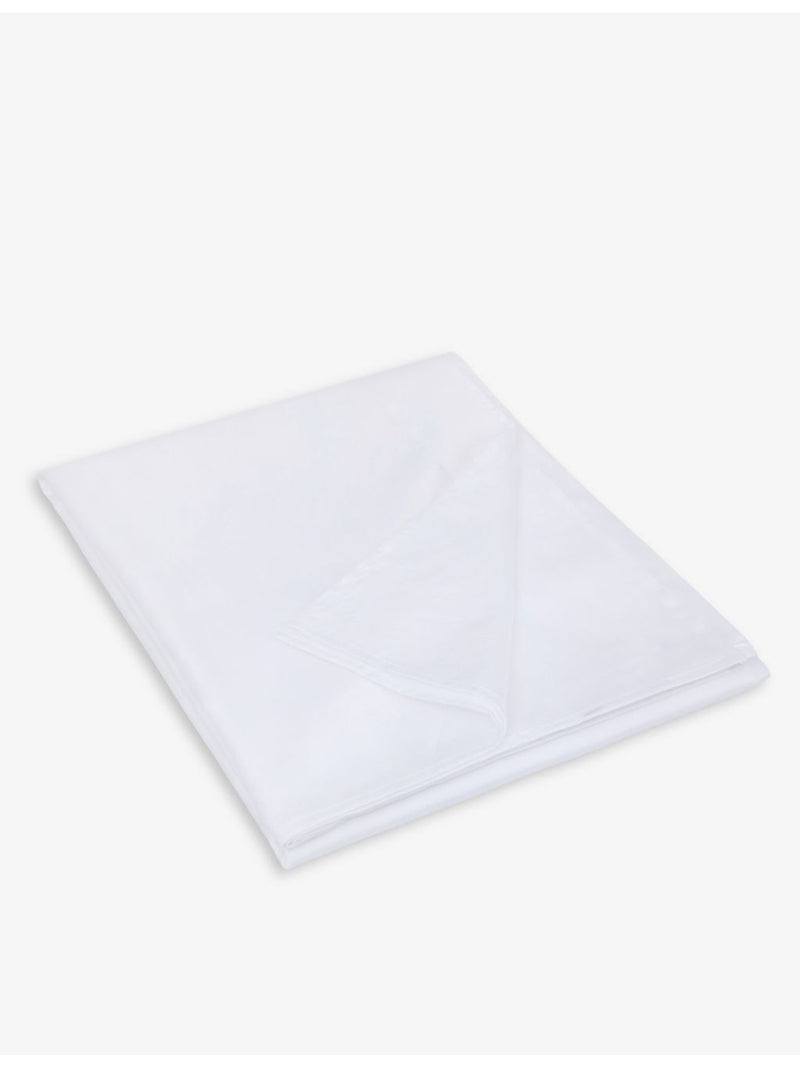 The White Company sateen cotton single flat sheet, UK version