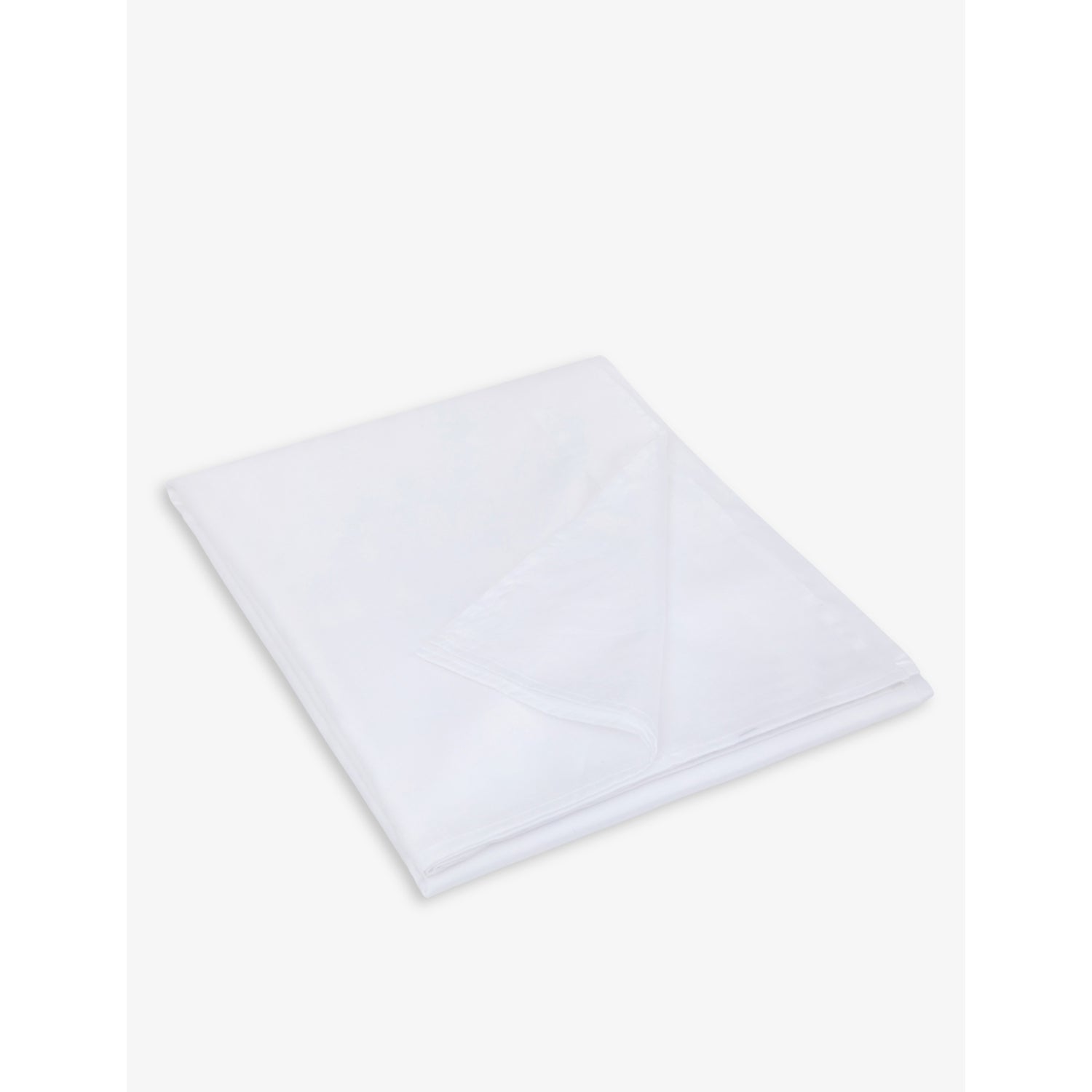 Sateen cotton single flat sheet - Single