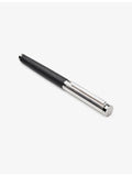 Aspinal of London leather rhodium-plated rollerball pen, imported from the UK