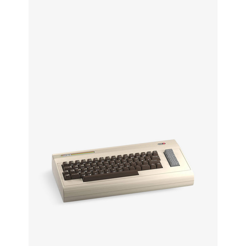 C64 microcomputer gaming console with 64 classic games, imported from the UK