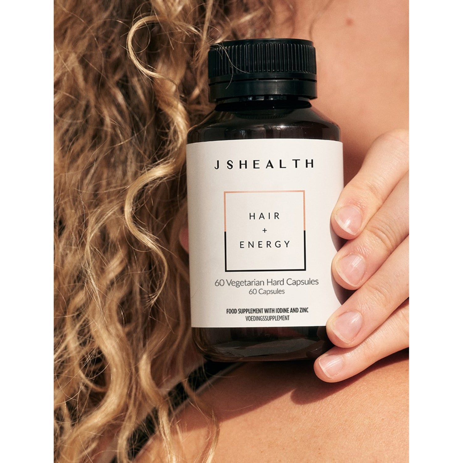 JSHealth hair and energy supplement 60 capsules, UK version