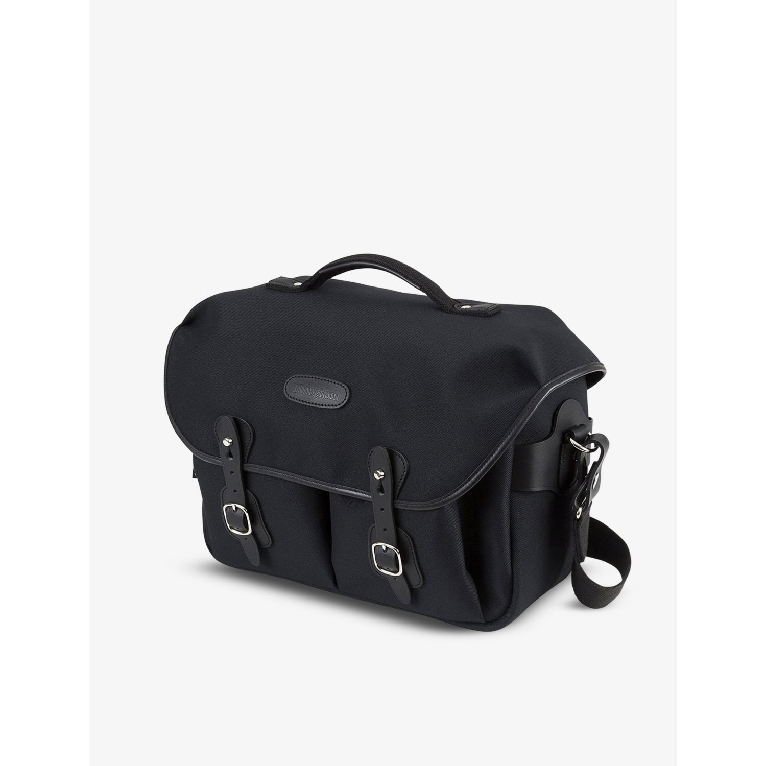 Hadley One Camera/Laptop canvas-leather bag - BLACK