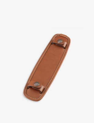 Billingham SP50 leather shoulder pad with popper fastening (British brand)