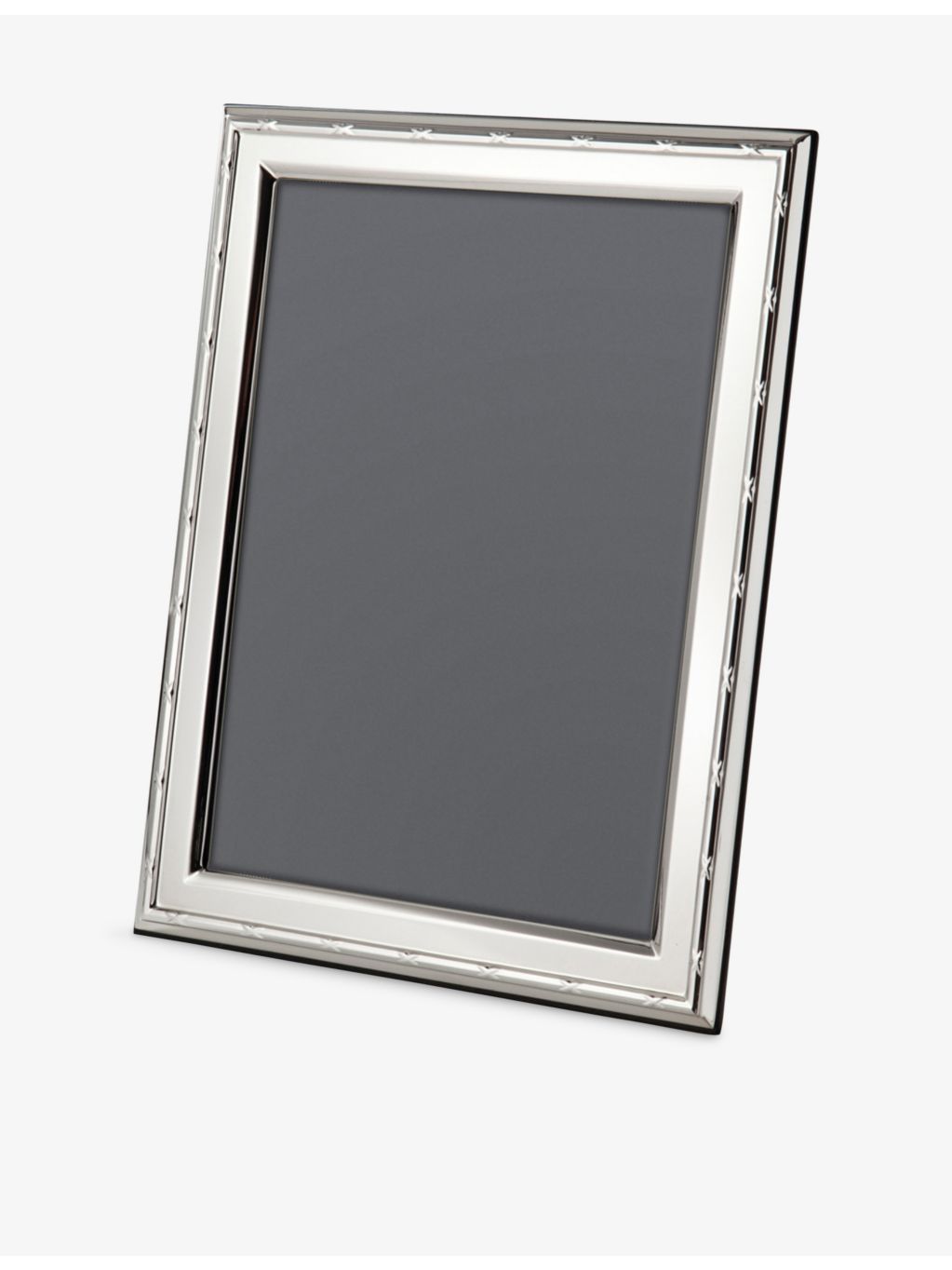 Arthur Price Reed Ribbon sterling silver photo frame 10x8 inch, UK version