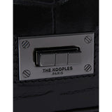 The Kooples Emily croc-embossed leather cross-body bag (British brand)