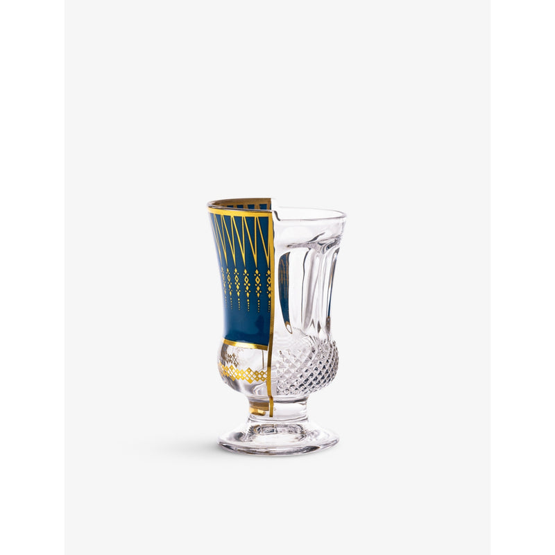 Seletti Hybrid Pannotia printed cocktail glasses set of three - British product