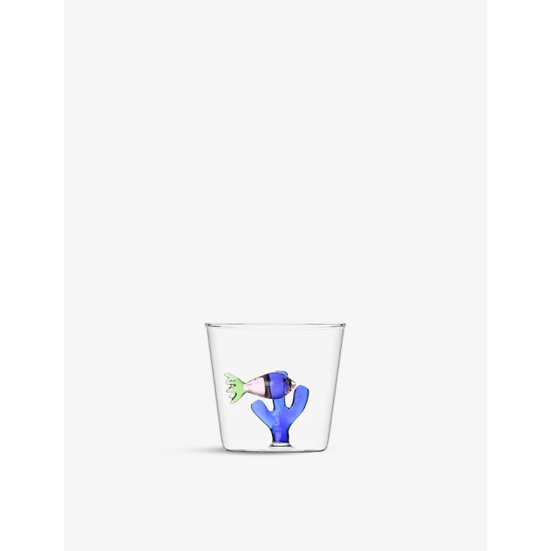 Ichendorf fish glass tumbler handmade 8cm (British brand)