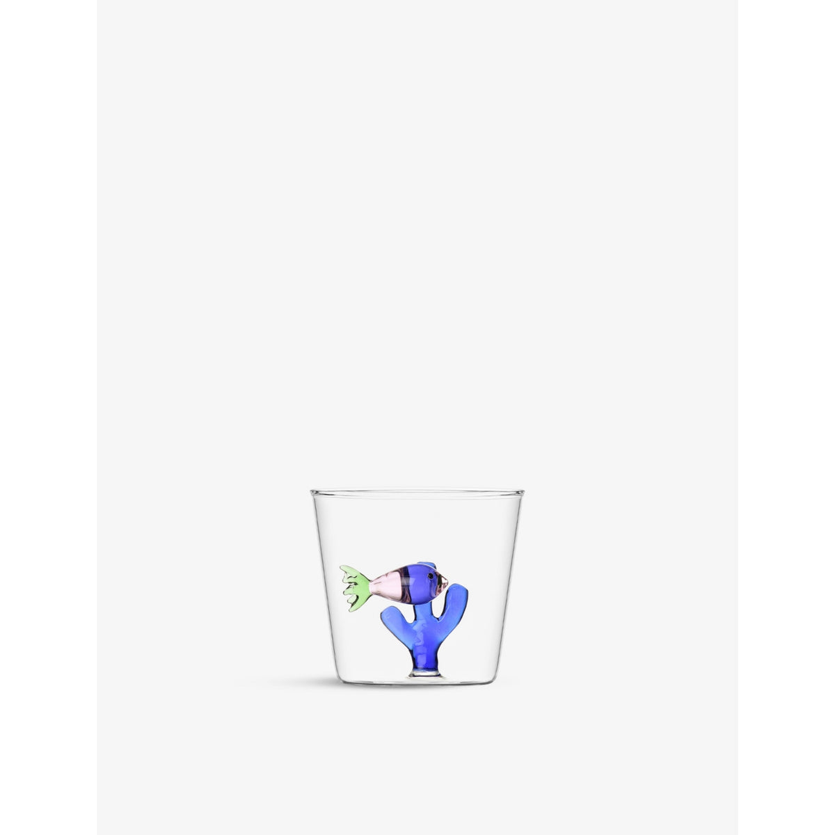 Ichendorf fish glass tumbler handmade 8cm (British brand)