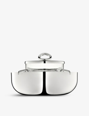 Christofle Vertigo silver-plated caviar set 17cm - British product