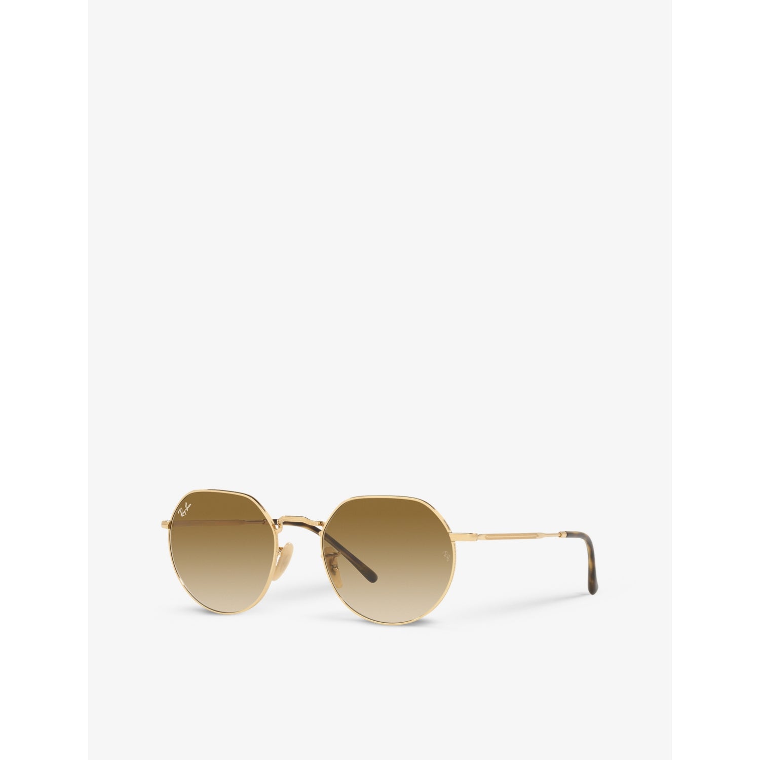 Ray-Ban hexagonal gold-toned metal sunglasses 55mm - British product