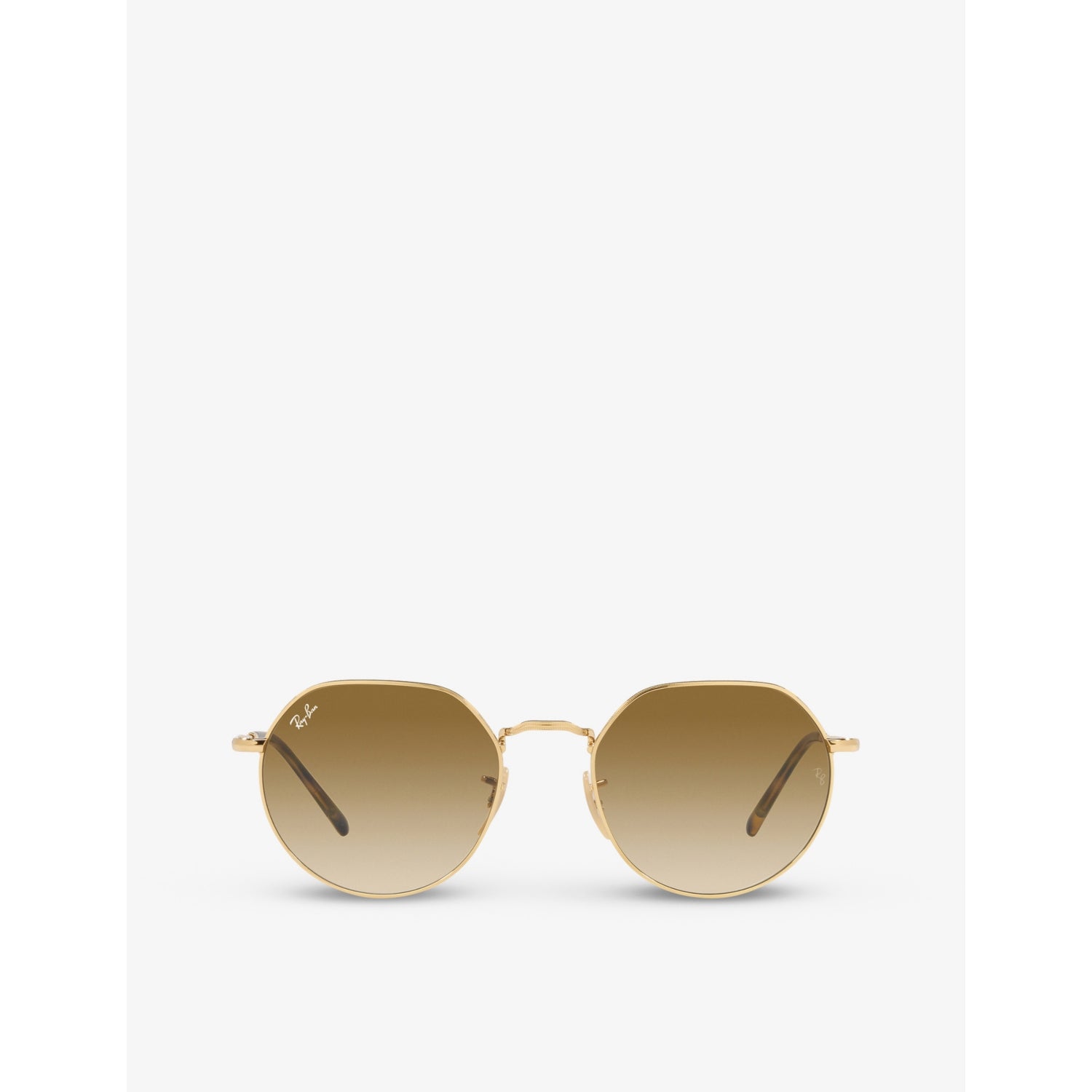 Ray-Ban hexagonal gold-toned metal sunglasses 55mm - British product