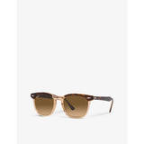 Ray-Ban Hawkeye square-frame acetate sunglasses, UK version
