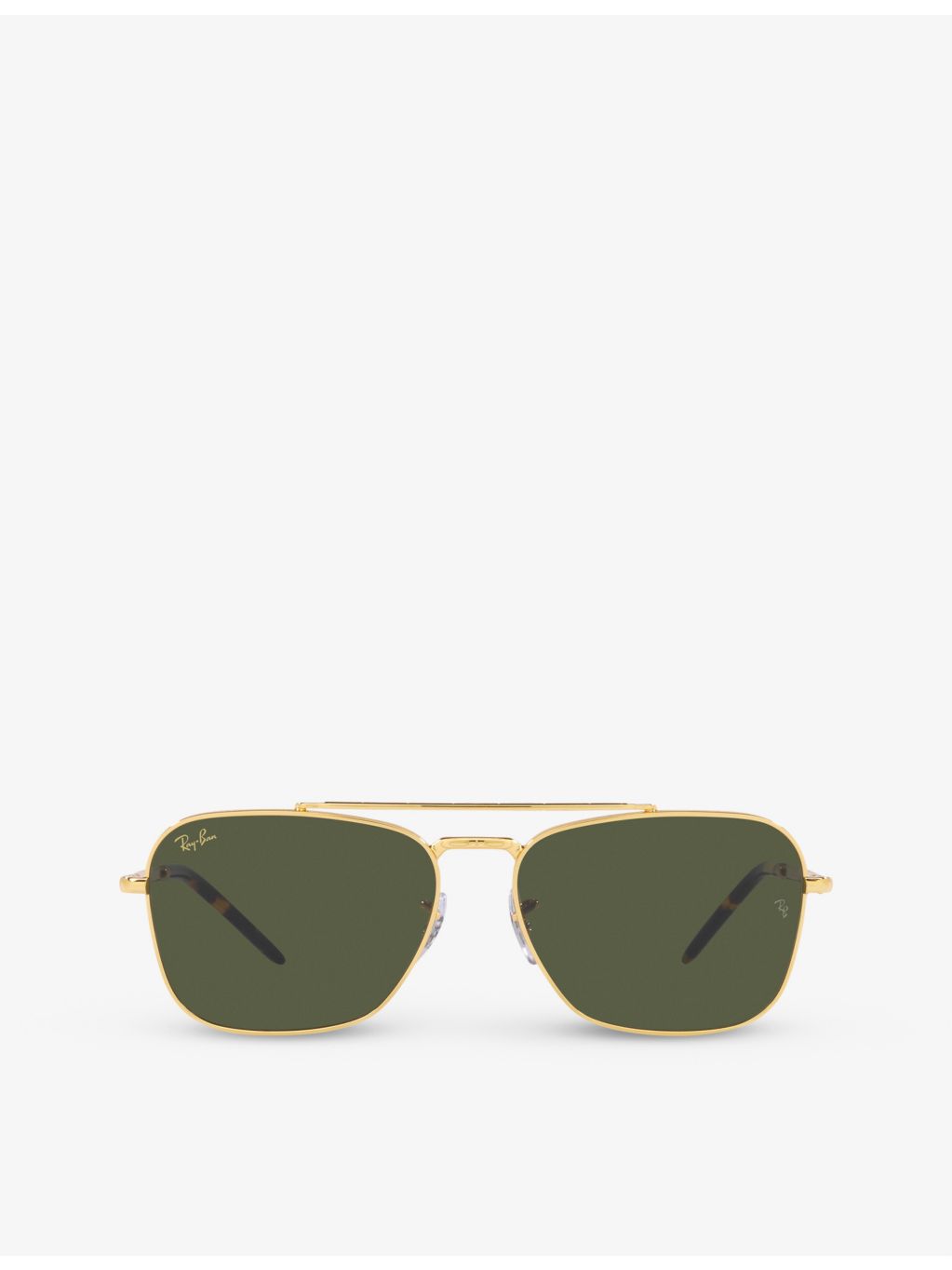 Ray-Ban Caravan square-frame metal sunglasses 58mm - British product