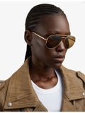 Ray-Ban RB3625 aviator metal sunglasses with gradient lenses (British brand)