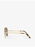 Ray-Ban RB3625 aviator metal sunglasses with gradient lenses (British brand)