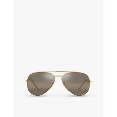 selfridges Ray-Ban RB3625 Aviator Metal Sunglasses- Buy online at McGrocer