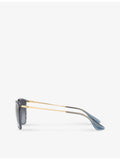 Ray-Ban Erika round-frame sunglasses horn effect, imported from the UK