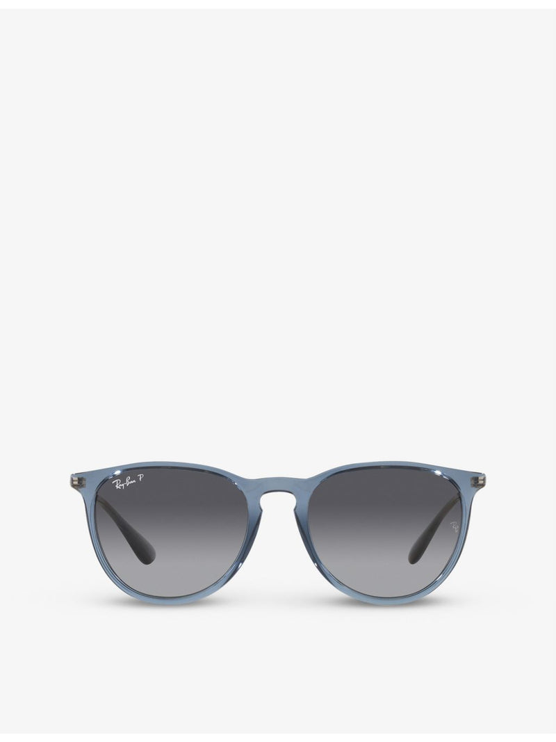 Ray-Ban Erika round-frame sunglasses horn effect, imported from the UK