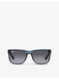 Ray-Ban RB4165 Justin rectangle-frame acetate sunglasses (British brand)