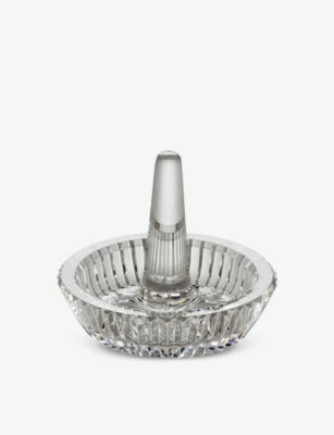 Waterford crystal ring holder round 6.6cm, UK version