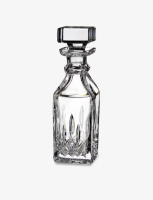 Waterford Lismore Connoisseur square crystal decanter 458ml, imported from the UK