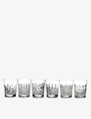 Waterford crystal whiskey tumblers set of six, imported from the UK