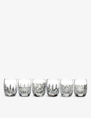 Waterford Connoisseur Heritage crystal tumblers set of 6, UK version