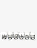 Waterford Connoisseur Heritage crystal tumblers set of 6, UK version