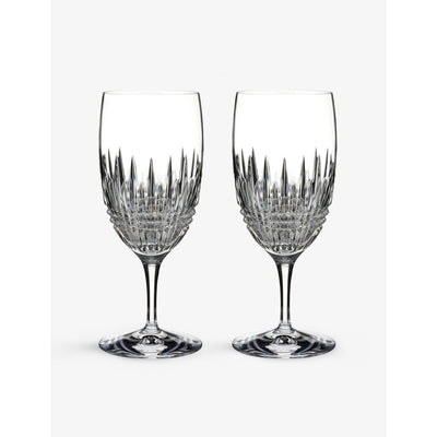 selfridges Waterford Lismore Diamond Essence Crystal Iced Beverage Glasses Set of Two- Buy online at McGrocer