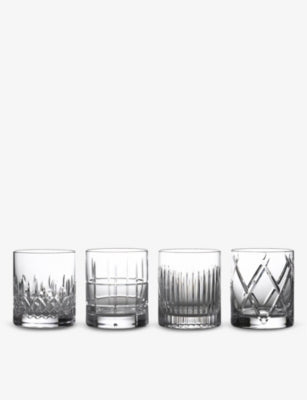 Waterford crystal whiskey tumblers set of four, UK version