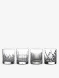 Waterford crystal whiskey tumblers set of four, UK version