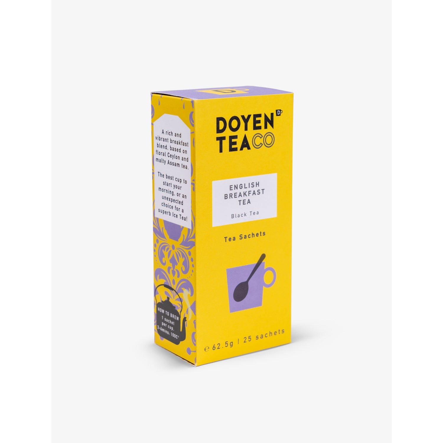 Doyen Tea Co English Breakfast teabags 25 bags 62.5g - British product